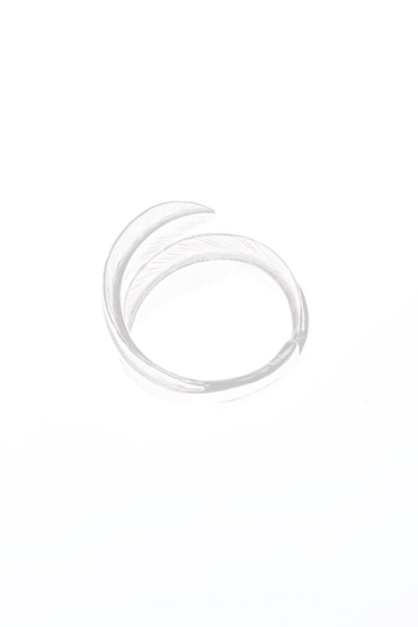画像3:  {SOLD} Taro Washimi タロウ ワシミ 鷲見太郎 S two feather ring {-BBA}  :WT202210-01-F  (3)