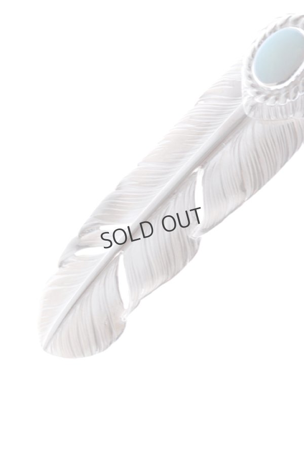 画像4: {SOLD}Taro Washimi タロウ ワシミ 鷲見太郎 M heart feather / 5×7 cup / opal5×7{-BBA} (4)