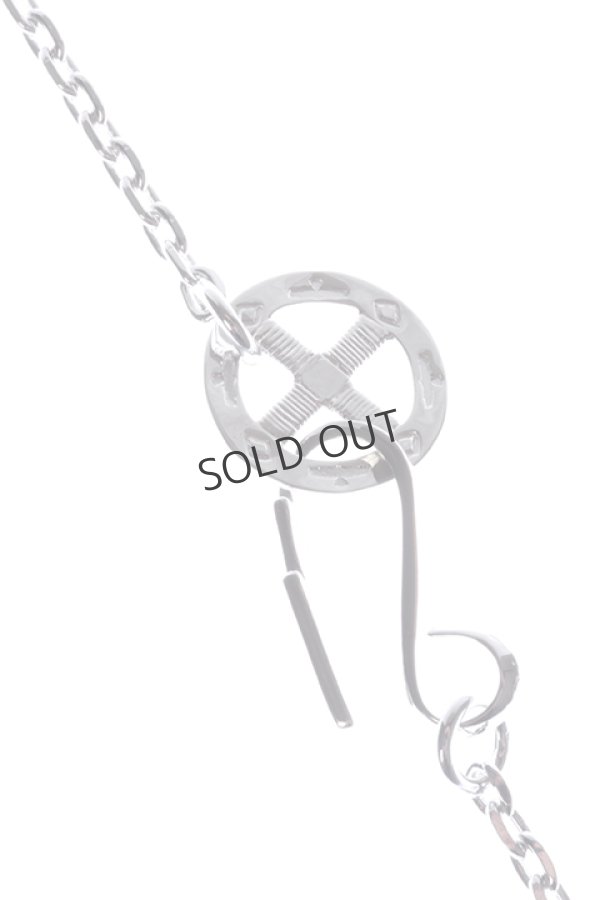 画像2: {SOLD}Taro Washimi タロウ ワシミ 鷲見太郎 thunder hook medicine wheel chain K 50{-BBA} (2)