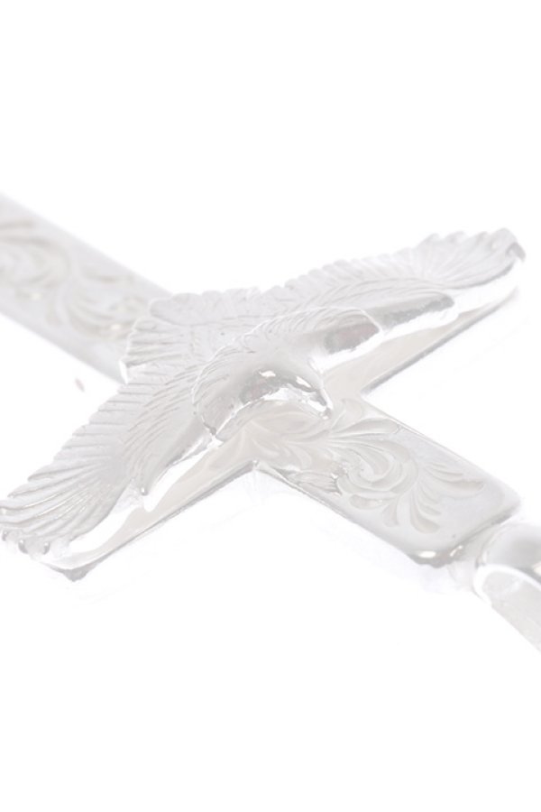 画像4:  {SOLD} Taro Washimi タロウ ワシミ 鷲見太郎 mini arabesque cross pendant / eagle eg-06/925 parts {-BCS}  :WT2023-01-F  (4)