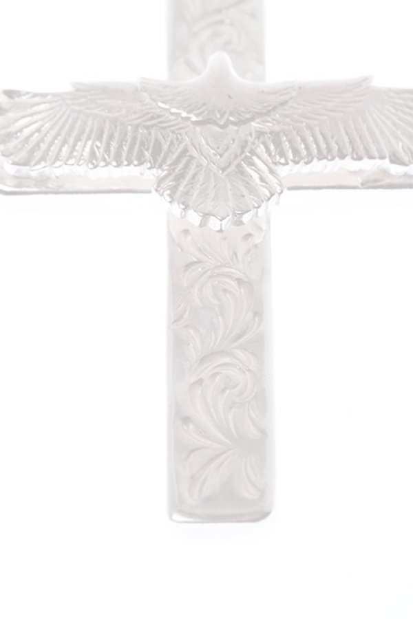 画像5:  {SOLD} Taro Washimi タロウ ワシミ 鷲見太郎 mini arabesque cross pendant / eagle eg-06/925 parts {-BCS}  :WT2023-01-F  (5)