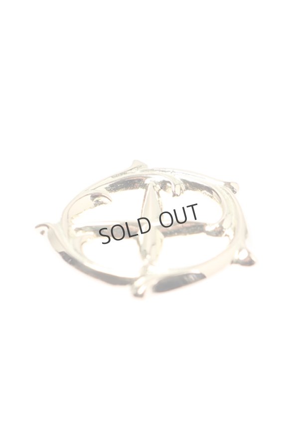 画像2: {SOLD}Taro Washimi タロウ ワシミ 鷲見太郎 solid K18 medicine wheel{-BCS} (2)