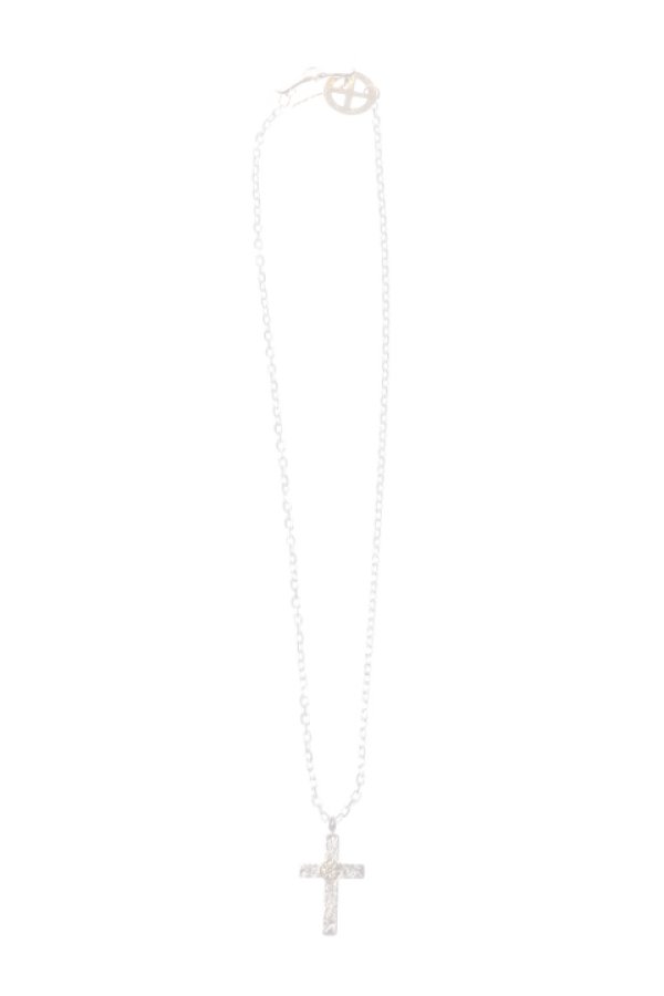 画像1:  {SOLD} Taro Washimi タロウ ワシミ 鷲見太郎 S K18 flower metal pendant / slv chain 50cm {-BCS}  :WT2023-14-CUS  (1)