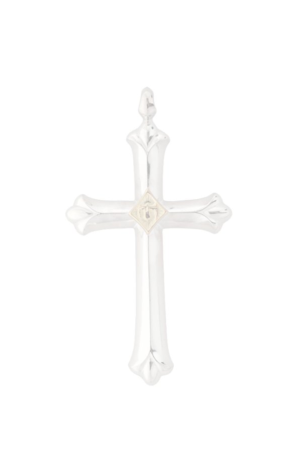 画像1:   Taro Washimi タロウ ワシミ 鷲見太郎 Medium cross pendant {-BFS}  :WT20260407-02-F  (1)