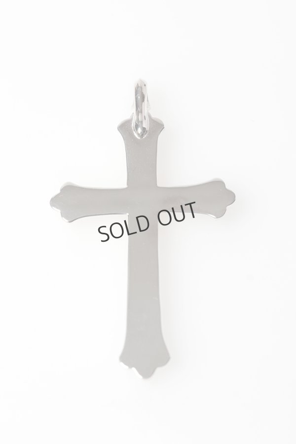 画像2: {SOLD}Taro Washimi タロウ ワシミ 鷲見太郎 Medium cross pendant{-BFS} (2)