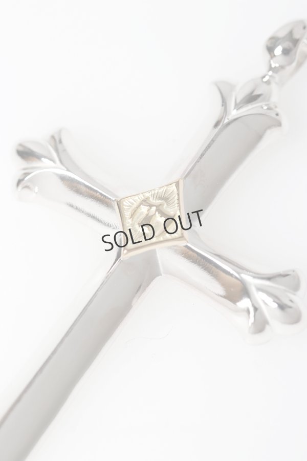 画像3: {SOLD}Taro Washimi タロウ ワシミ 鷲見太郎 Medium cross pendant{-BFS} (3)