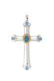 画像1: Taro Washimi タロウ ワシミ 鷲見太郎 Medium cross pendant{-BFS} (1)
