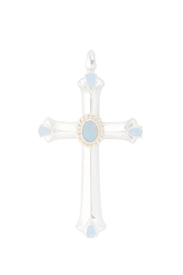 画像1:   Taro Washimi タロウ ワシミ 鷲見太郎 Medium cross pendant {-BFS}  :WT20260407-04-F  (1)