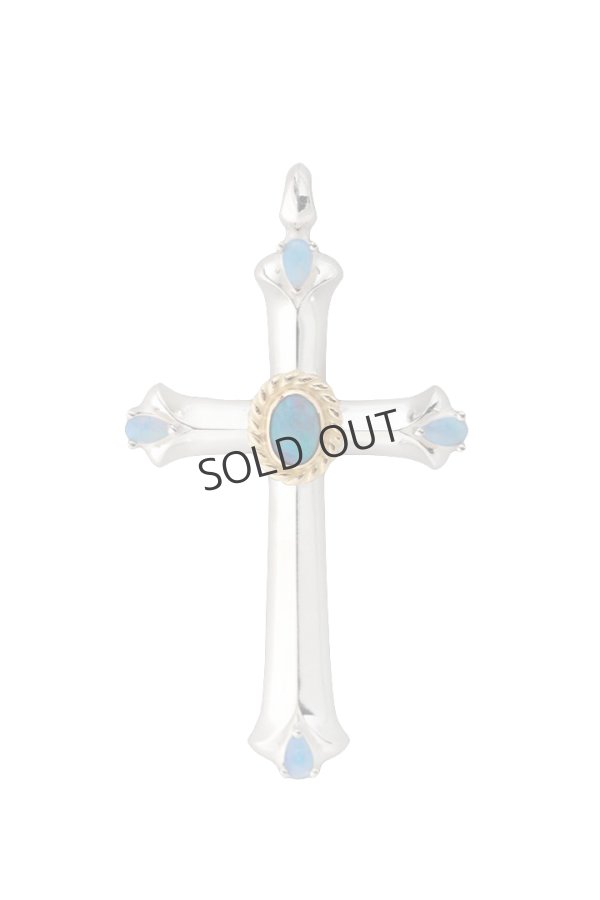 画像1: Taro Washimi タロウ ワシミ 鷲見太郎 Medium cross pendant{-BFS} (1)