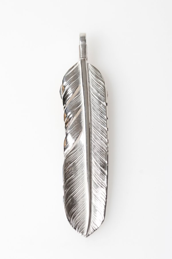 画像2: Taro Washimi タロウ ワシミ 鷲見太郎 L arabesque flight feather 01{-BFS} (2)