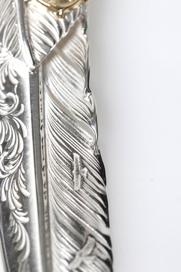 画像4: Taro Washimi タロウ ワシミ 鷲見太郎 L arabesque flight feather 01{-BFS} (4)