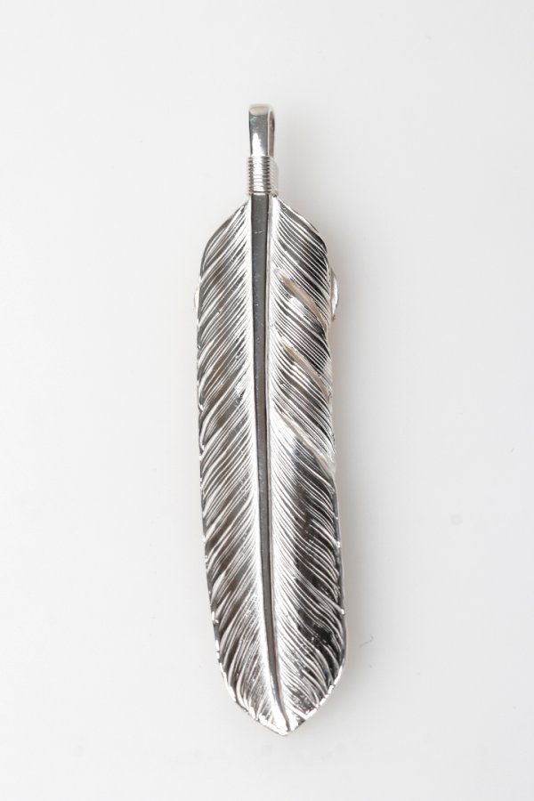 画像2: Taro Washimi タロウ ワシミ 鷲見太郎 L arabesque flight feather 02{-BFS} (2)