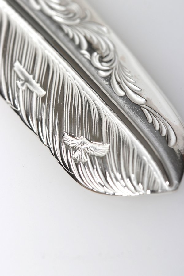 画像5: Taro Washimi タロウ ワシミ 鷲見太郎 L arabesque flight feather 02{-BFS} (5)