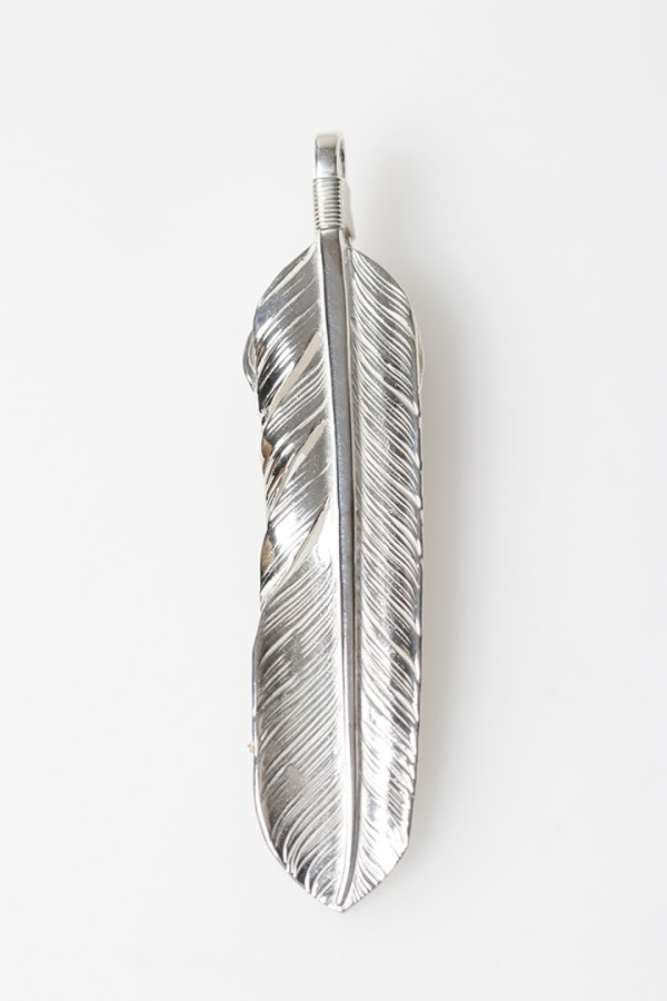 画像2: Taro Washimi タロウ ワシミ 鷲見太郎 L arabesque flight feather 01{-BFS} (2)