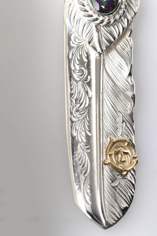 画像6: Taro Washimi タロウ ワシミ 鷲見太郎 L arabesque flight feather 01{-BFS} (6)