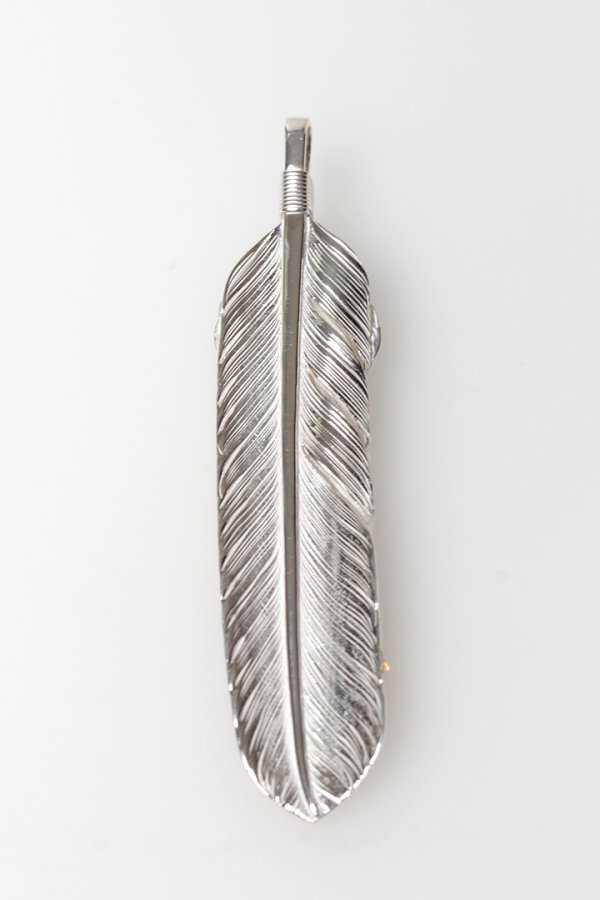 画像2: Taro Washimi タロウ ワシミ 鷲見太郎 L arabesque flight feather 02{-BFS} (2)