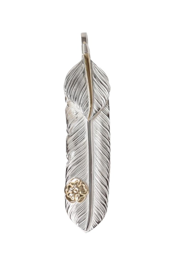 画像1: Taro Washimi タロウ ワシミ 鷲見太郎 L flight feather 02{-BFS} (1)