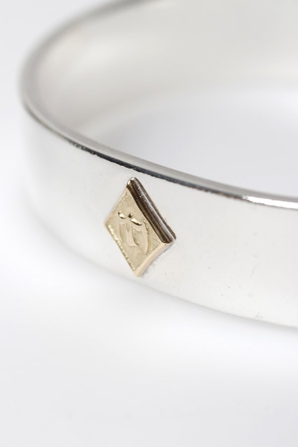 画像5: Taro Washimi タロウ ワシミ 鷲見太郎 M plain bangle 12mm{-BFS} (5)