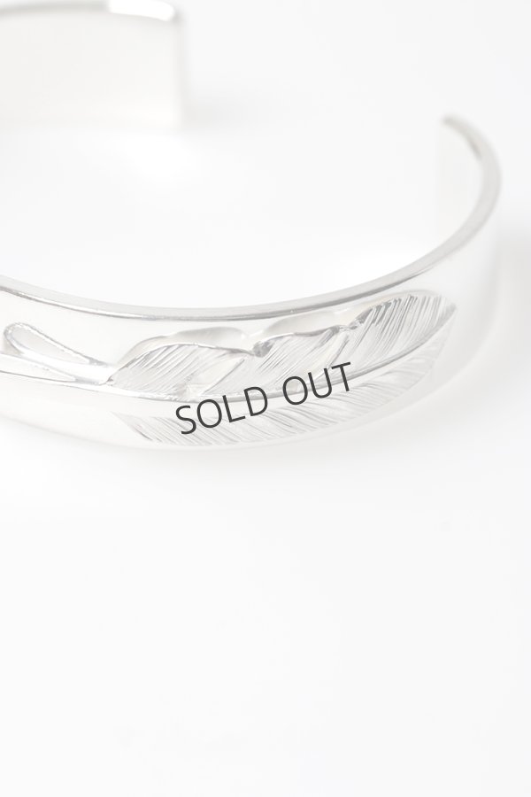 画像6: {SOLD}Taro Washimi タロウ ワシミ 鷲見太郎 M plain bangle 12mm{-BFS} (6)