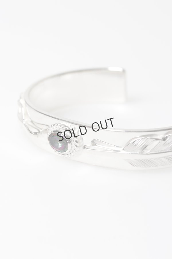 画像7: {SOLD}Taro Washimi タロウ ワシミ 鷲見太郎 M plain bangle 12mm{-BFS} (7)
