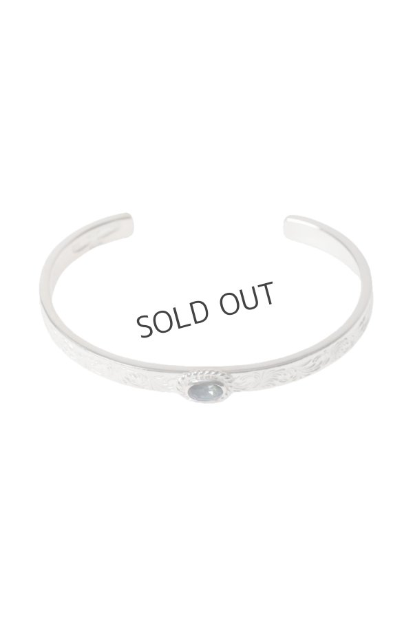 画像1: {SOLD}Taro Washimi タロウ ワシミ 鷲見太郎 Ｍ arabesque design 5mm bangle{-BFS} (1)