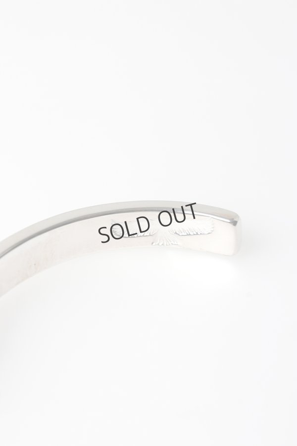 画像4: {SOLD}Taro Washimi タロウ ワシミ 鷲見太郎 Ｍ arabesque design 5mm bangle{-BFS} (4)