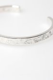 画像6: Taro Washimi タロウ ワシミ 鷲見太郎 Ｍ arabesque design 5mm bangle{-BFS} (6)