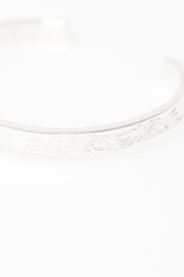 画像6:   Taro Washimi タロウ ワシミ 鷲見太郎 Ｍ arabesque design 5mm bangle {-BFS}  :WT20260407-27-F  (6)