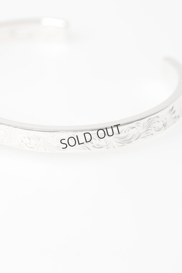 画像6: {SOLD}Taro Washimi タロウ ワシミ 鷲見太郎 Ｍ arabesque design 5mm bangle{-BFS} (6)