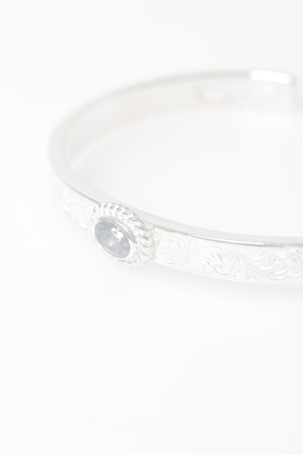 画像7:   Taro Washimi タロウ ワシミ 鷲見太郎 Ｍ arabesque design 5mm bangle {-BFS}  :WT20260407-27-F  (7)