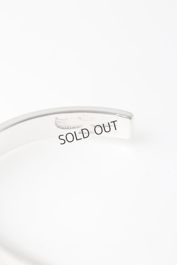 画像4: {SOLD}Taro Washimi タロウ ワシミ 鷲見太郎 Ｍ arabesque design 5mm bangle{-BFS} (4)
