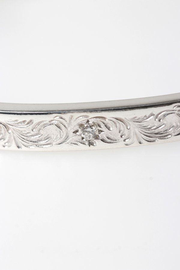 画像5: Taro Washimi タロウ ワシミ 鷲見太郎 Ｍ arabesque design 5mm bangle{-BFS} (5)