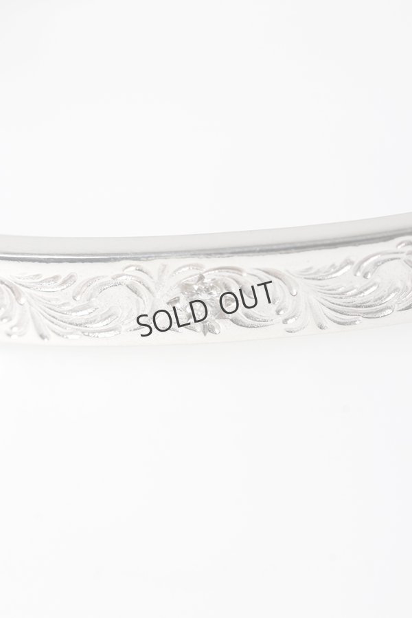 画像5: {SOLD}Taro Washimi タロウ ワシミ 鷲見太郎 Ｍ arabesque design 5mm bangle{-BFS} (5)