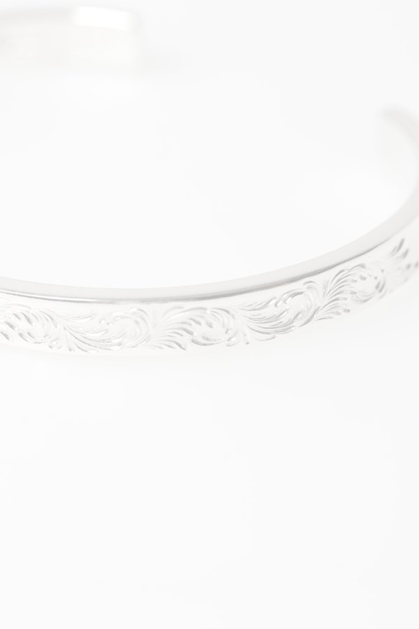 画像6:   Taro Washimi タロウ ワシミ 鷲見太郎 Ｍ arabesque design 5mm bangle {-BFS}  :WT20260407-28-F  (6)