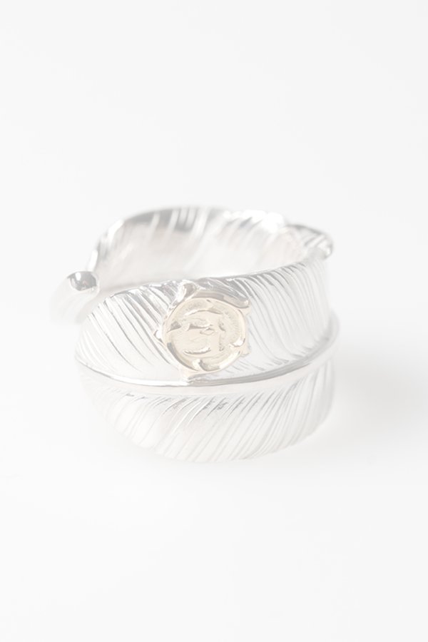 画像3:   Taro Washimi タロウ ワシミ 鷲見太郎 L old feather ring 02 {-BFS}  :WT20260407-29-19  (3)