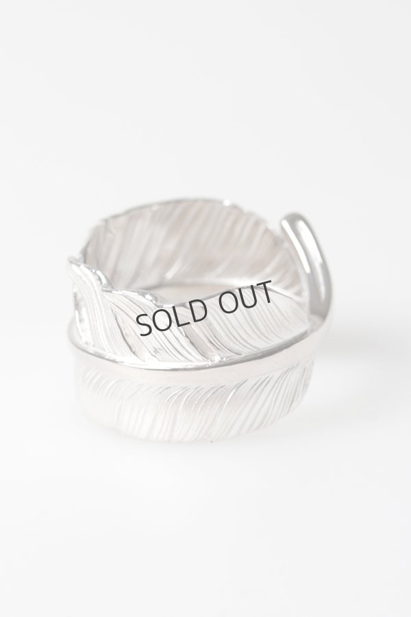 画像4: Taro Washimi タロウ ワシミ 鷲見太郎 L old feather ring 02{-BFS} (4)