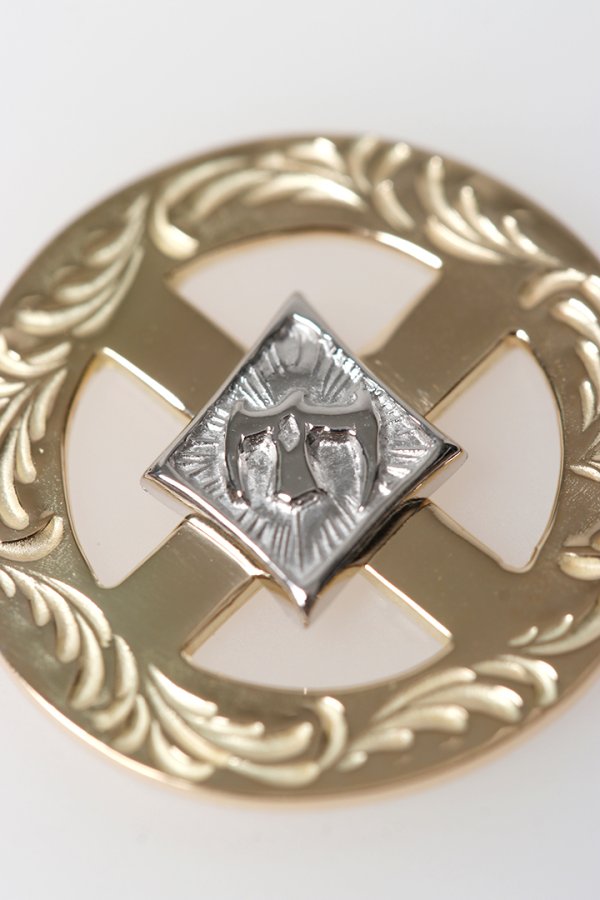 画像4: Taro Washimi タロウ ワシミ 鷲見太郎 唐草 K18 medicine wheel{-BFS} (4)