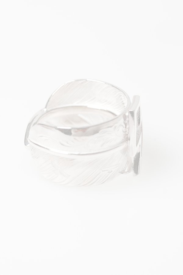 画像3:   Taro Washimi タロウ ワシミ 鷲見太郎 L arabesque flight feather 01 ring {-BFS}  :WT20260407-50-19  (3)