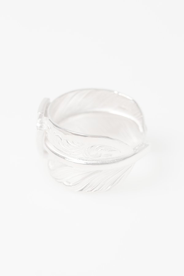 画像4:   Taro Washimi タロウ ワシミ 鷲見太郎 L arabesque flight feather 01 ring {-BFS}  :WT20260407-50-19  (4)