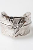 画像5: Taro Washimi タロウ ワシミ 鷲見太郎 L arabesque flight feather 01 ring{-BFS} (5)