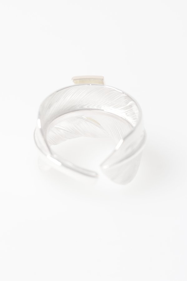 画像2:   Taro Washimi タロウ ワシミ 鷲見太郎 L arabesque flight feather 01 ring {-BFS}  :WT20260407-51-19  (2)