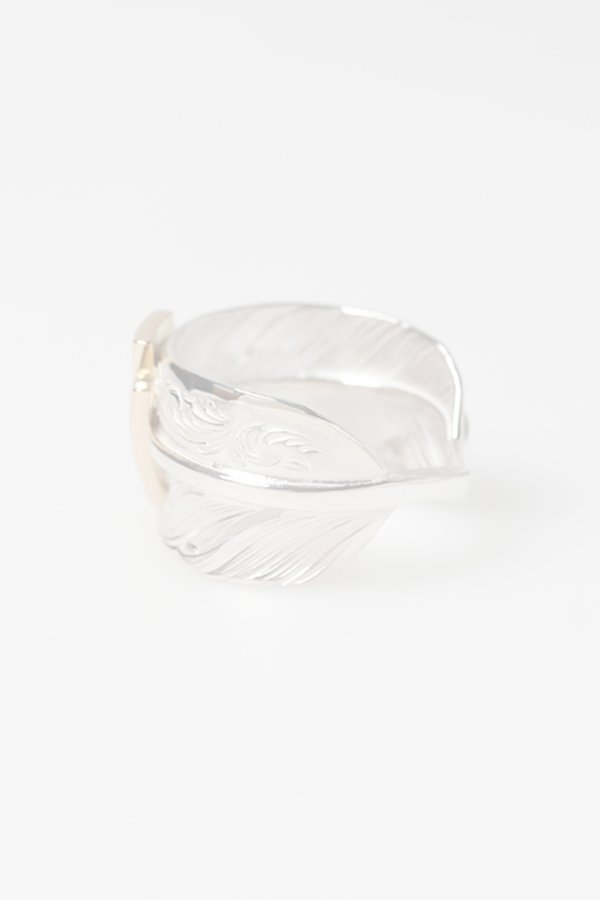画像3:   Taro Washimi タロウ ワシミ 鷲見太郎 L arabesque flight feather 01 ring {-BFS}  :WT20260407-51-19  (3)