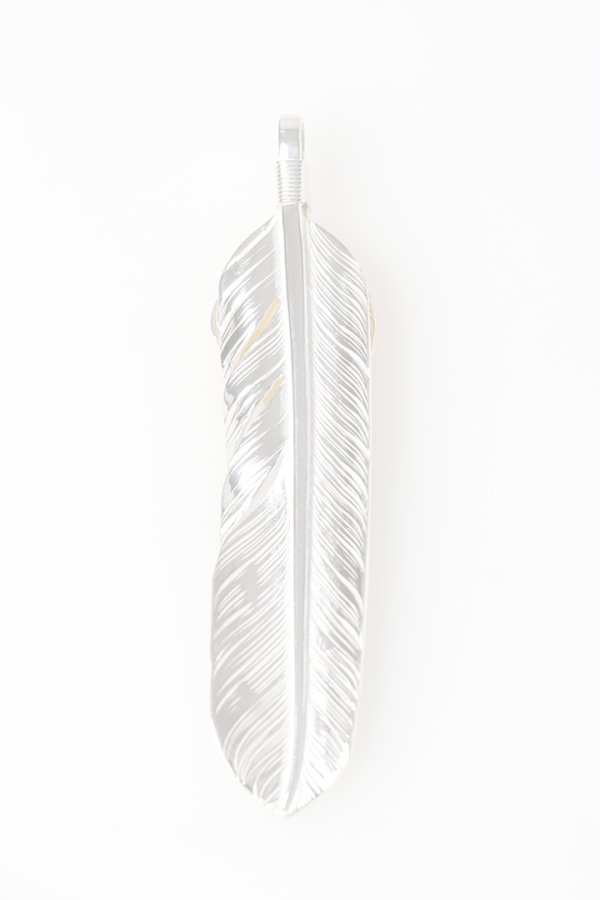 画像2: Taro Washimi タロウ ワシミ 鷲見太郎 L arabesque flight feather 01{-BFS} (2)