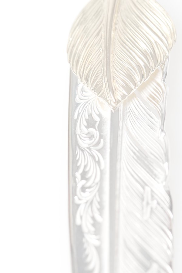 画像4: Taro Washimi タロウ ワシミ 鷲見太郎 L arabesque flight feather 01{-BFS} (4)