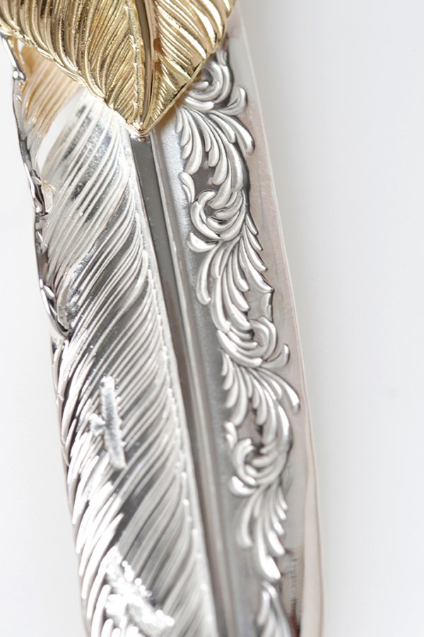 画像5: Taro Washimi タロウ ワシミ 鷲見太郎 L arabesque flight feather 02{-BFS} (5)