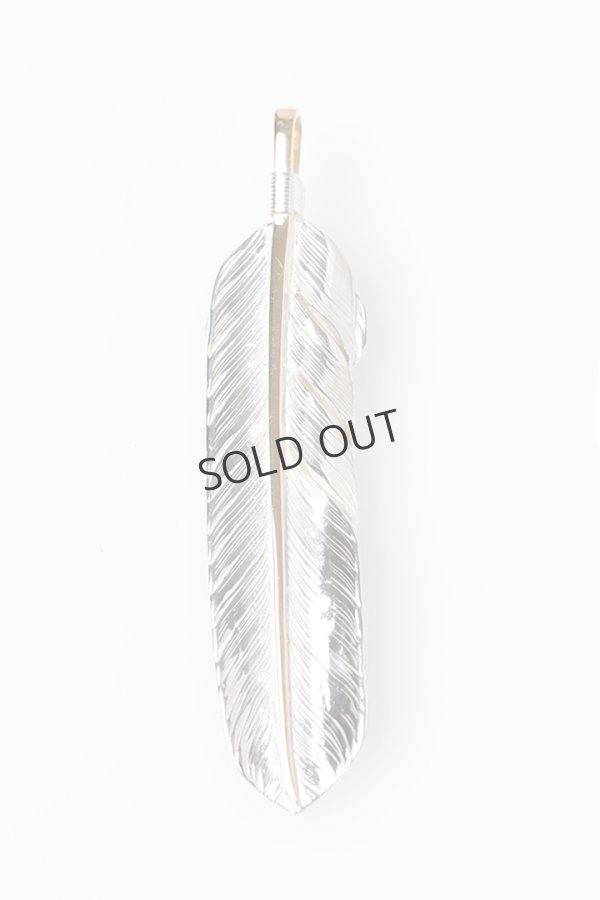 画像2: Taro Washimi タロウ ワシミ 鷲見太郎 L arabesque flight feather  K18 core 02{-BFS} (2)