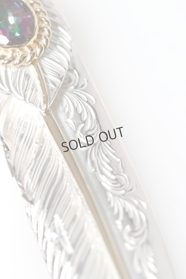 画像4: Taro Washimi タロウ ワシミ 鷲見太郎 L arabesque flight feather  K18 core 02{-BFS} (4)