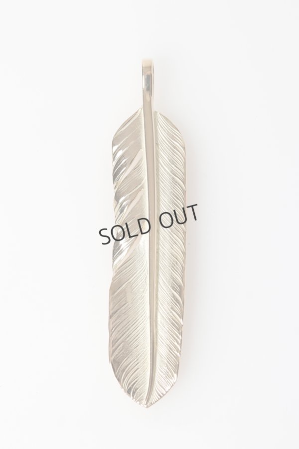 画像2: Taro Washimi タロウ ワシミ 鷲見太郎 L K18 arabesque flight feather 01{E-}{-BFS} (2)