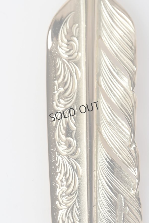 画像4: Taro Washimi タロウ ワシミ 鷲見太郎 L K18 arabesque flight feather 01{E-}{-BFS} (4)