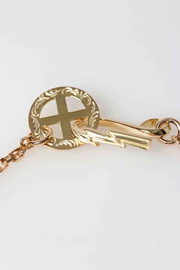 画像3: Taro Washimi タロウ ワシミ 鷲見太郎 allYG thunder hook medicine wheel chain K 50cm{E-}{-BFS} (3)